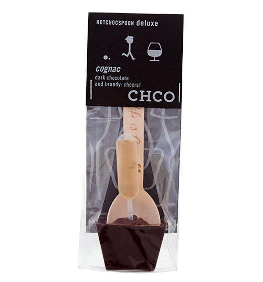 Choc Spoon Dark Cognac